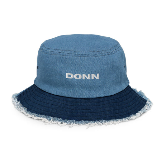 Donn Distressed Denim Bucket Hat